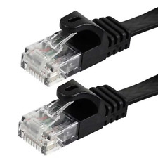 Maximm Cat 6 Ethernet Cable 25 Ft 2-Pack Cat6 Cable LAN Cable Internet Black New picture