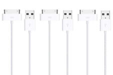 3-Pack USB Sync Charger Cable Cord for Old iPod iPhone 3 4 4th iPad 1 2 3rd Gen picture