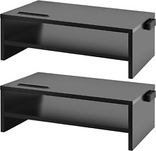Marbrasse Monitor Stand Riser, 2 Pack 16.5 Inch 2 Tier Computer Monitor Stand, P picture