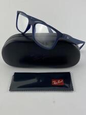 Ray Ban NEW Matte Transparent Blue Fashion Frames 56-17-145 Eyeglasses RX7047 picture
