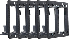 5 Pcs 1 Gang  Low Voltage Metal Drywall Brackets Mounting Bracket Multipurpose picture