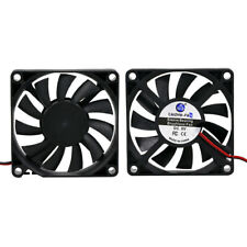 2PC 70x70x10mm Cooling Chassis Fans  5v 12v 24v For PC Computers 70mm Quiet Fan picture