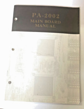 RARE VINTAGE ORIGINAL OEM FIC PA-2002 MOTHERBOARD MANUAL RM00MSBX23 picture