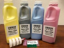 4 x (BCMY) Toner Refill for use in iSys Apex 1290 label Printer + 4 Chips picture