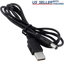 USB to 5.5mm x 2.1mm Barrel Connector 5V DC Power Cable Jack Male, 120cm / 4ft picture