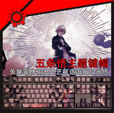 Anime Jujutsu Kaisen Gojo Satoru 108 PBT Keycap Set for Mechanical Keyboard picture