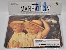 Vintage Mouse Pad: NIB - Designer Mouse Pad - Girl with Hat picture