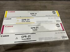 Original Canon GPR-31 Toner Cartridge Set - Black/Magenta/ Yellow (2x). picture