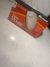 MICROSOFT WHITE BASIC MOUSE SERIES V1.0 WIN NT (PS/2) A50-00039 VINTAGE NEW picture