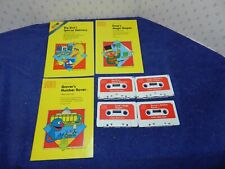 VINTAGE TRS-80 PBS Sesame street CCW Game Cassettes Big Bird Grover ernie Cookie picture