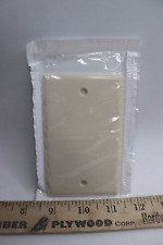 Leviton 1-Gang No Device Blank Wall Plate Rectangle Light Almond 000-78014 picture