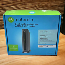 MOTOROLA MG7700 Cable Modem AC1900 Dual Band WiFi Wireless 4 port Gigabit Router picture