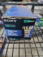 New SONY 50MFD 2HD DISKETTES Micro Floppy Disks 3.5