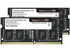 Team Elite 16GB (2 x 8GB) DDR4 SO-DIMM DDR4 3200 (PC4 25600) Laptop Memory Ram picture