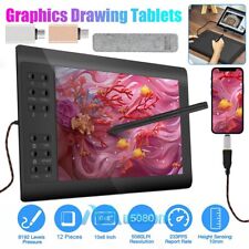 10x6 inch Digital Drawing Tablet HD Screen Graphics Tablet with Battery-free Pen picture