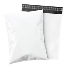 10 x 13 Glossy White Plastic Self Seal Poly Mailer Flat Bags 100 Pack picture