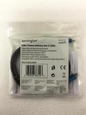 NEW SEALED Kensington USB-C 3.2 Gen2 10Gbps Cable with USB-A Adapter 100W, QTY picture