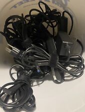 Lot Of (9) Misc (Blue Tipped) OEM HP Laptop Chargers - Models Vary - Untested picture