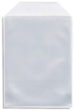 200 Clear CPP Plastic DVD Sleeves with Flap for DVD Arwork & Disc picture