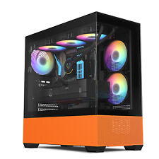 Vetroo K3 Mid-Tower ATX Micro-ATX PC Gaming Case Tempered Glass w/120mm ARGB Fan picture