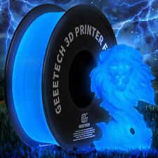 Geeetech 1.75mm Luminous PLA 3D Printer Filament 1kg Glow Blue Glow in the Dark picture