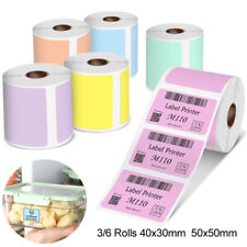 40x30mm 50x50mm Self-Adhesive Thermal Label Sticker Paper for Phomemo M110 Lot picture