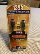 Belkin 1394 IEEE Firewire 6 Pin To 6 Pin Cable Model F3N400-14-ICE 14.7' NEW picture