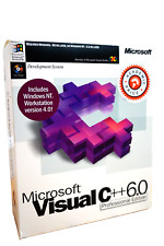 Microsoft Visual C++ 6.0 Professional Edition C 6 PRO + Windows NT 4.0 Software picture
