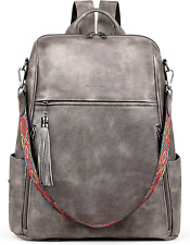 FADEON Laptop Backpack Large (15.5-in Height), Charcoal Grey Retro Style  picture