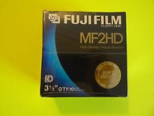 Fuji Film MF2HD High Density 3.5 Inch Floppy Disks - 11 Pack NEW Sealed picture