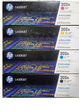 HP 202A OEM Toner Laserjet USED Empty Complete SET Ships Free picture