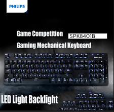 Philips USB Gaming Keyboard Mechanical LED Backlit 104 key for PC Laptop Office picture