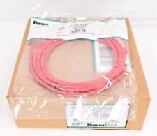 Box of (10) Panduit 10 Ft Red RJ45 Cat 6 Ethernet Patch Cables UTPSP10RDY picture