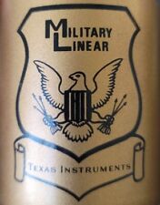 Vtg Texas Instruments Military Linear Shield Pen Pencil Holder 1970s or 80s picture