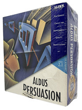Aldus Persuasion PageMaker Version 2.1 Vintage 1992 Software New Sealed Big Box picture