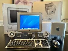 Apple G4 Cube Computer Bundle With Monitor and Original Boxes Fully Functional picture