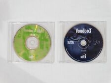 Set Of (2) Vintage 3dfx Voodoo 3 3000 Driver Software CDs Discs Voodoo3 Disc picture