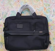 Tumi Alpha 3 Laptop bag Brief Black expandable organizer unwanted gift on sale picture