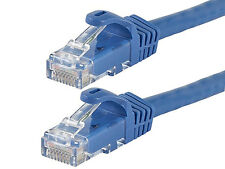 7FT FLEXboot 24AWG Cat6 550MHz Ethernet Bare Copper Network Cable Blue 9791 picture