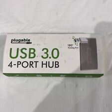 Plugable USB3-HUB4R USB Hub, Rotating 4 Port USB 3.0 Hub, Powered USB Hub picture