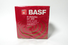 BASF 3.5” 2HD Floppy Disks Diskettes NOS Sealed Box Of 10 picture