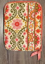 VERA BRADLEY Folkloric Tablet Ipad E Reader Quilted Padded Book Case Sleeve picture