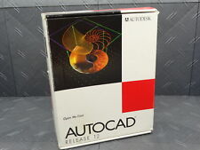 AutoCad Software Release 12 - Floppy Disk 5.25in Complete for DOS Mainframe picture