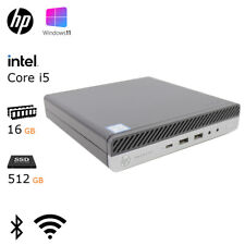 HP Windows 11 Mini Tiny PC - i5 / 16GB / 512GB SSD 600 G3 DM WiFi Bluetooth HDMI picture
