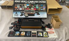 Vintage 1980 Atari Video Computer System Model 2600A With 7 Games Tested Works picture