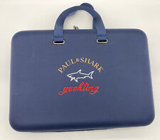 Paul & Shark Yachting Large hard shell Laptop computer Attache Case Bag Navy picture