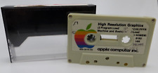 Vintage APPLE Computer Cassette Software High Resolution Graphics 600-2016-00 picture