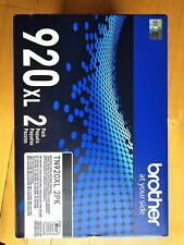 Brother Genuine TN920XL2PK High-yield Toner Cartridge Twin Pack picture