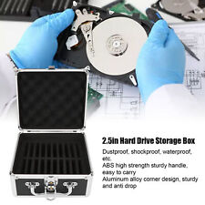 2.5in Hard Drive Storage Box 20 Bays Double Protection Convenient Handle Hard picture