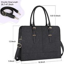 Laptop/ Work Bag for Women 15.6 inch Waterproof Leather Large Capacity Computer picture